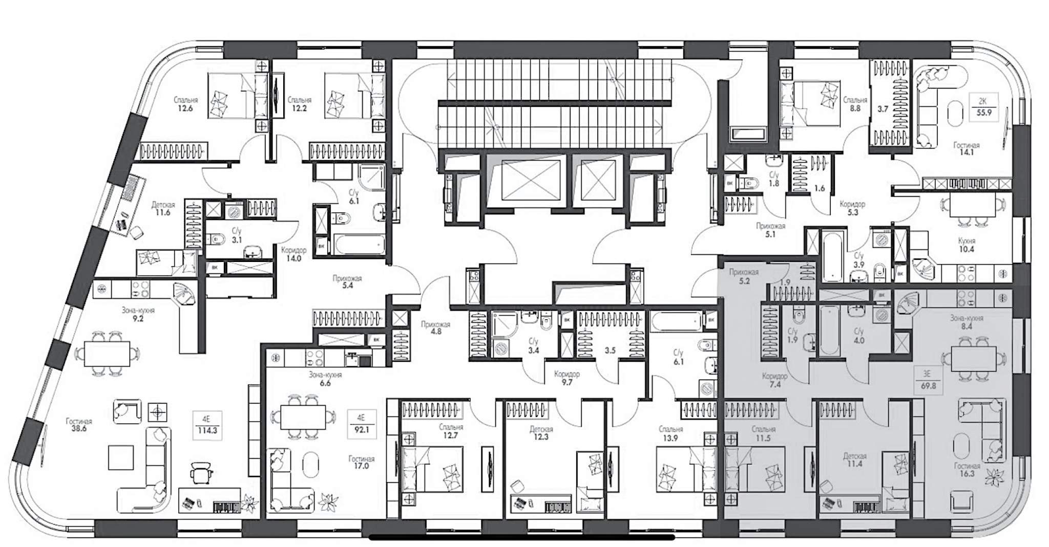 Продажа 3-комнатной новостройки, Москва, Золоторожский проезд,  д.5А