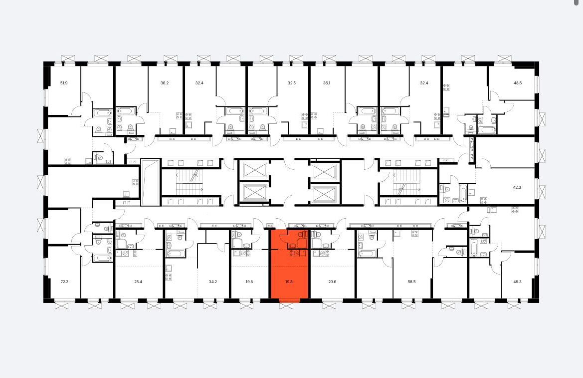 Продажа 1-комнатной квартиры, Москва, 2-й Нагатинский проезд,  д.2к3