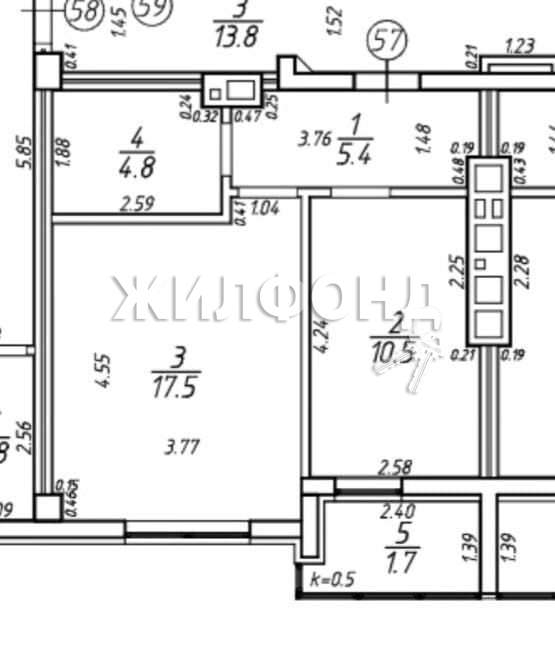 Продажа 1-комнатной квартиры, Калининград, Советский проспект,  д.238