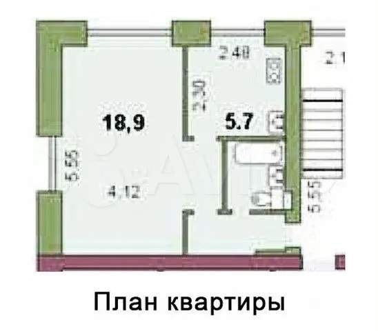 Продажа 1-комнатной квартиры, Калуга, Краснопивцева улица,  д.1