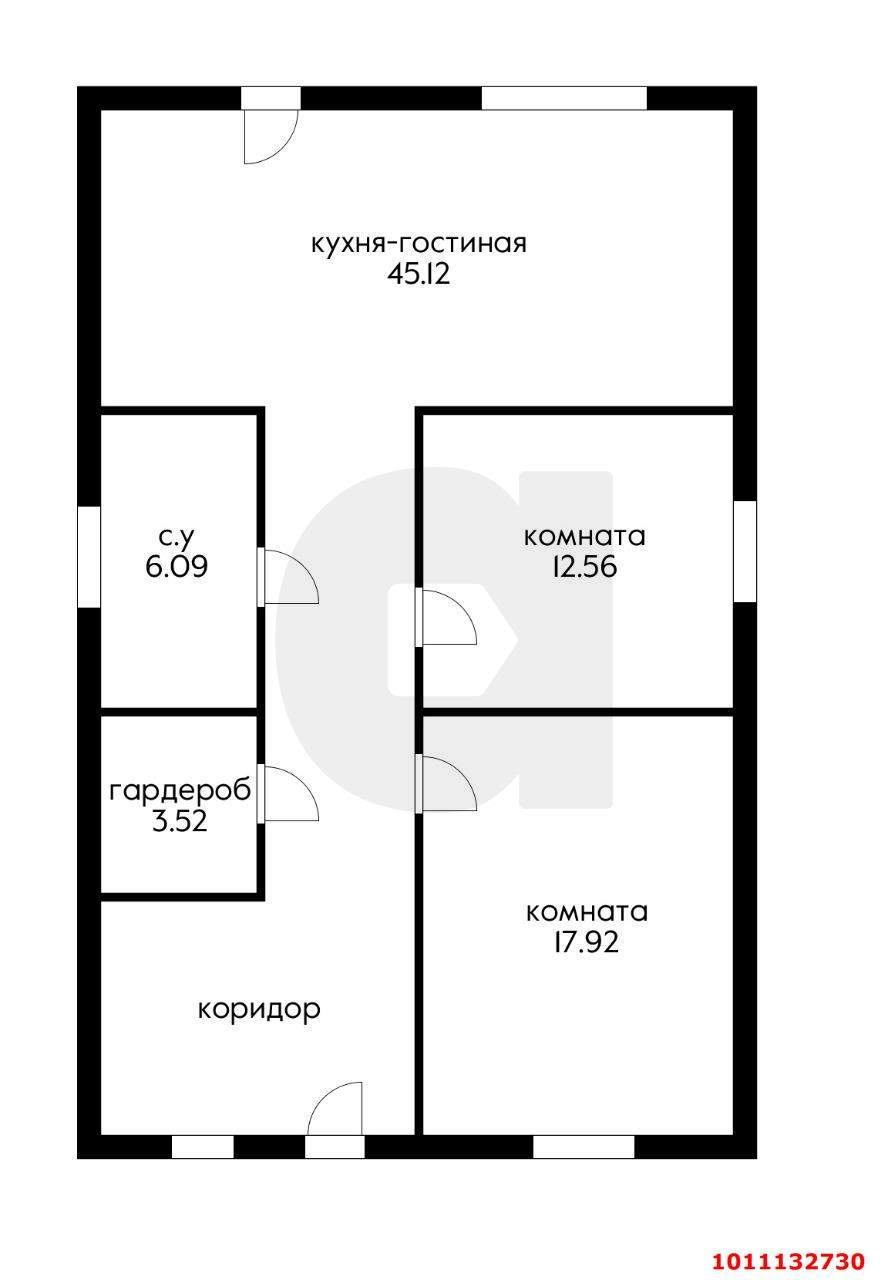 Продажа дома, 90м <sup>2</sup>, 6 сот., Яблоновский, Пархоменко улица,  д.88