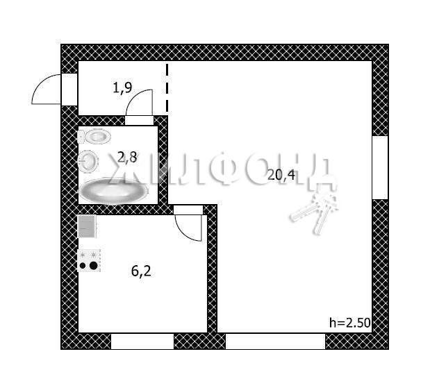 Продажа 1-комнатной квартиры, Барнаул, Профинтерна улица,  д.31