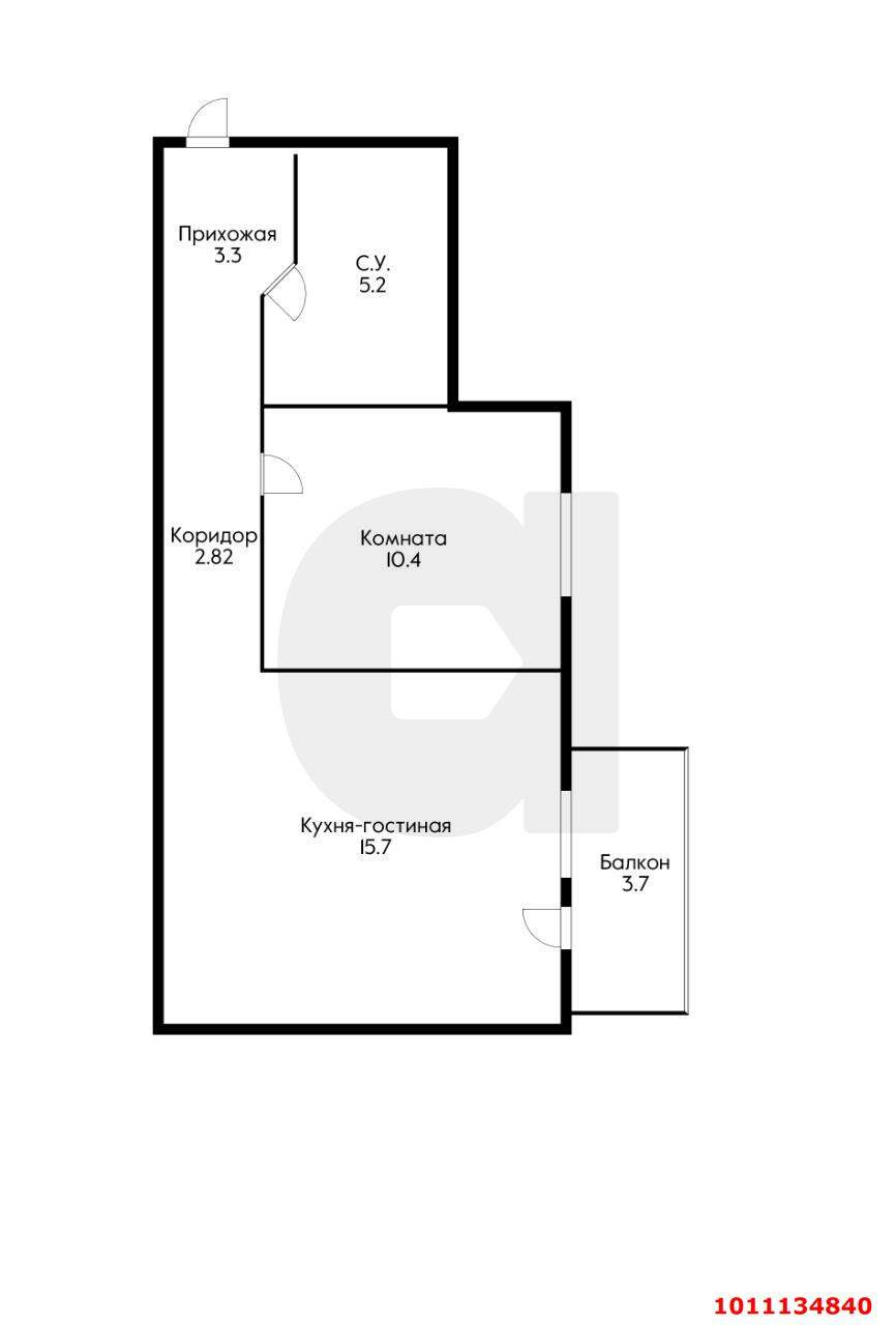 Продажа 2-комнатной квартиры, Краснодар, Автолюбителей улица,  д.1Дк1
