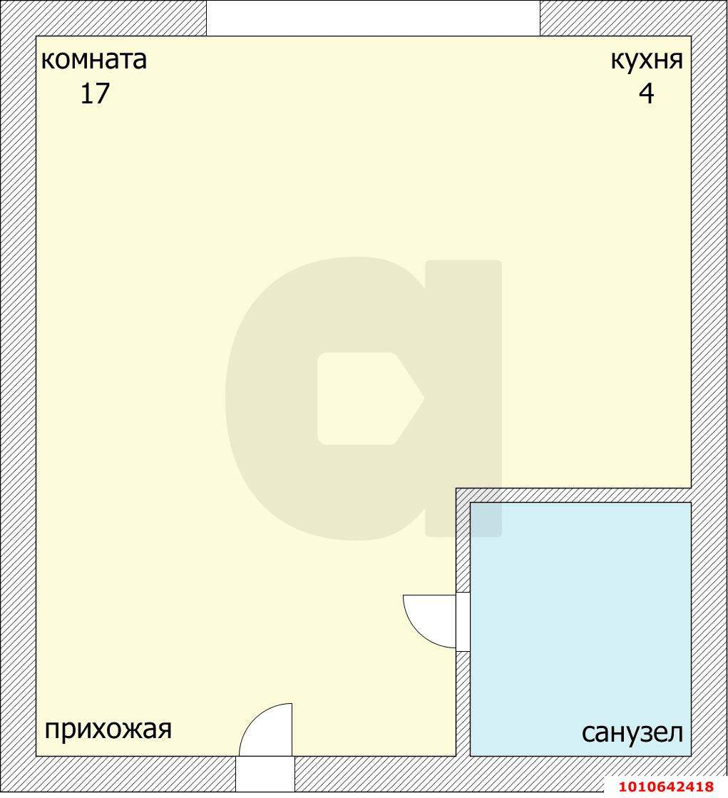 Продажа квартиры, Яблоновский, Первомайский 2-й переулок,  д.7