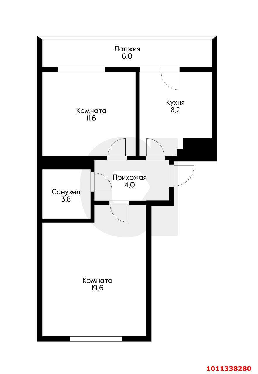 Продажа 2-комнатной квартиры, Краснодар, им. лётчика Позднякова улица,  д.2