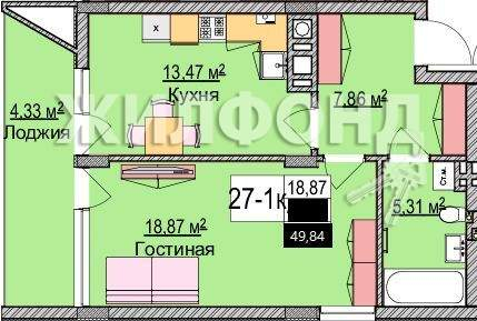 Продажа 1-комнатной квартиры, Зеленоградск, Гагарина улица,  д.85