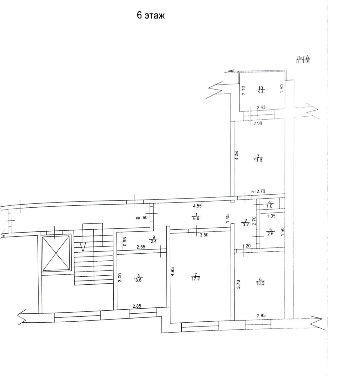 Продажа 3-комнатной квартиры, Геленджик, Северный микрорайон,  д.66