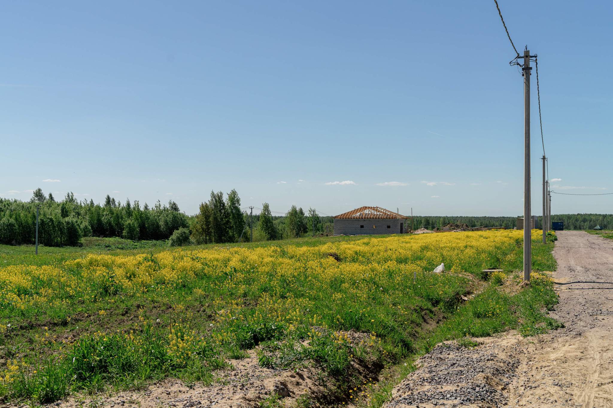 Продажа участка, Разметелево, Строителей улица