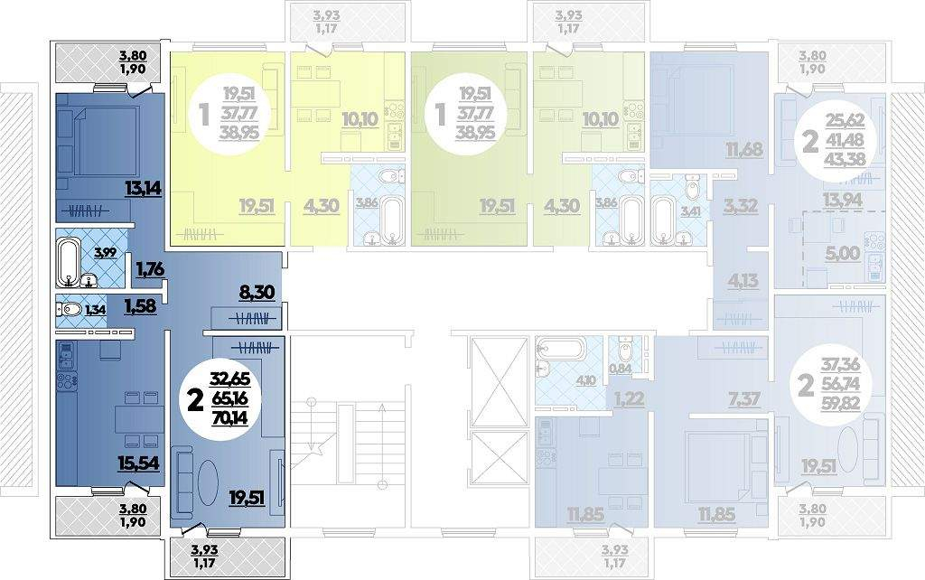 Продажа 2-комнатной квартиры, Новороссийск, Котанова улица,  д.2