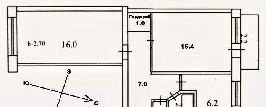 Продажа 2-комнатной квартиры, Новороссийск, Героев Десантников улица,  д.61