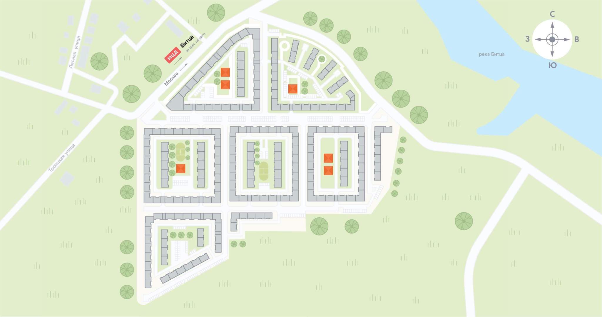 Продажа 3-комнатной новостройки, Жабкино, Ленинская улица,  д.1