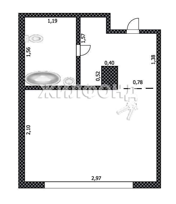 Продажа 1-комнатной квартиры, Барнаул, Панфиловцев улица,  д.7