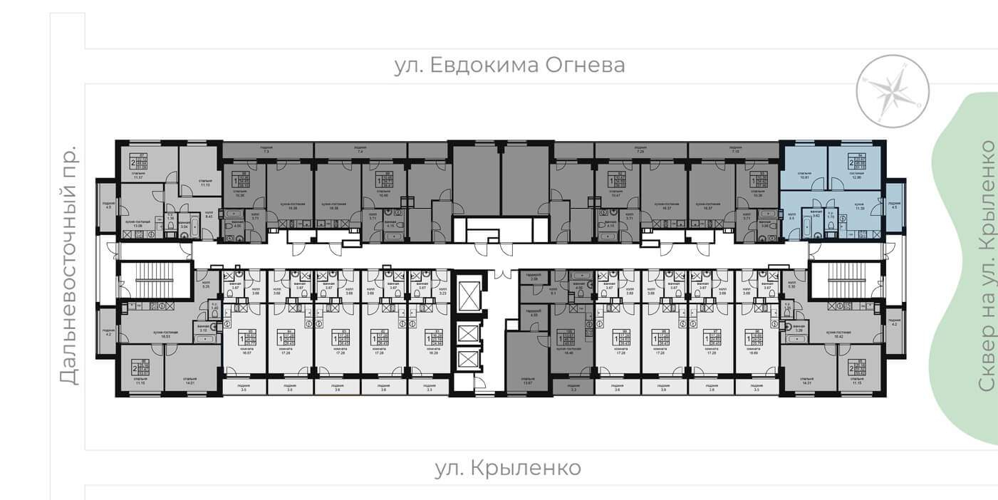 Продажа новостройки, Санкт-Петербург, Крыленко улица,  д.14