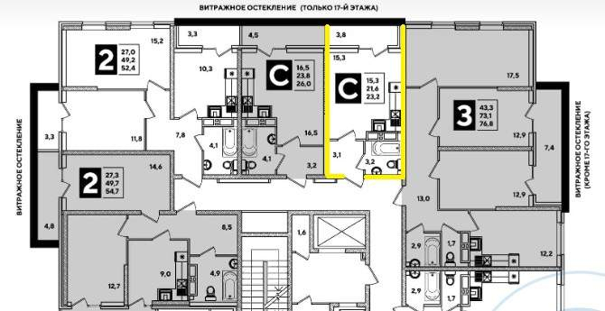 Продажа 1-комнатной квартиры, Новороссийск, Дзержинского проспект,  д.247к2