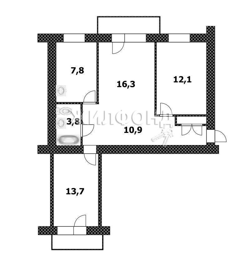 Продажа 3-комнатной квартиры, Барнаул, Малахова улица,  д.122