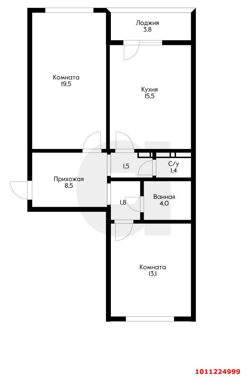 Продажа 2-комнатной квартиры, Краснодар, Героев-Разведчиков улица,  д.24