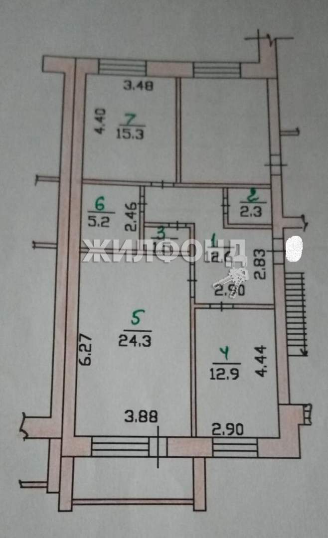 Продажа 2-комнатной квартиры, Орел, Кромская улица,  д.8