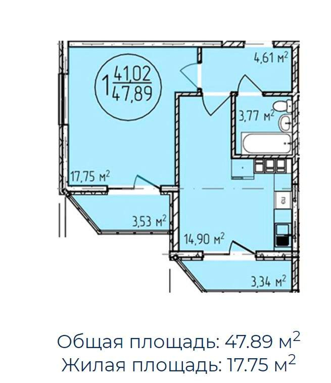 Продажа 1-комнатной квартиры, Новороссийск, Чайковского улица,  д.10А