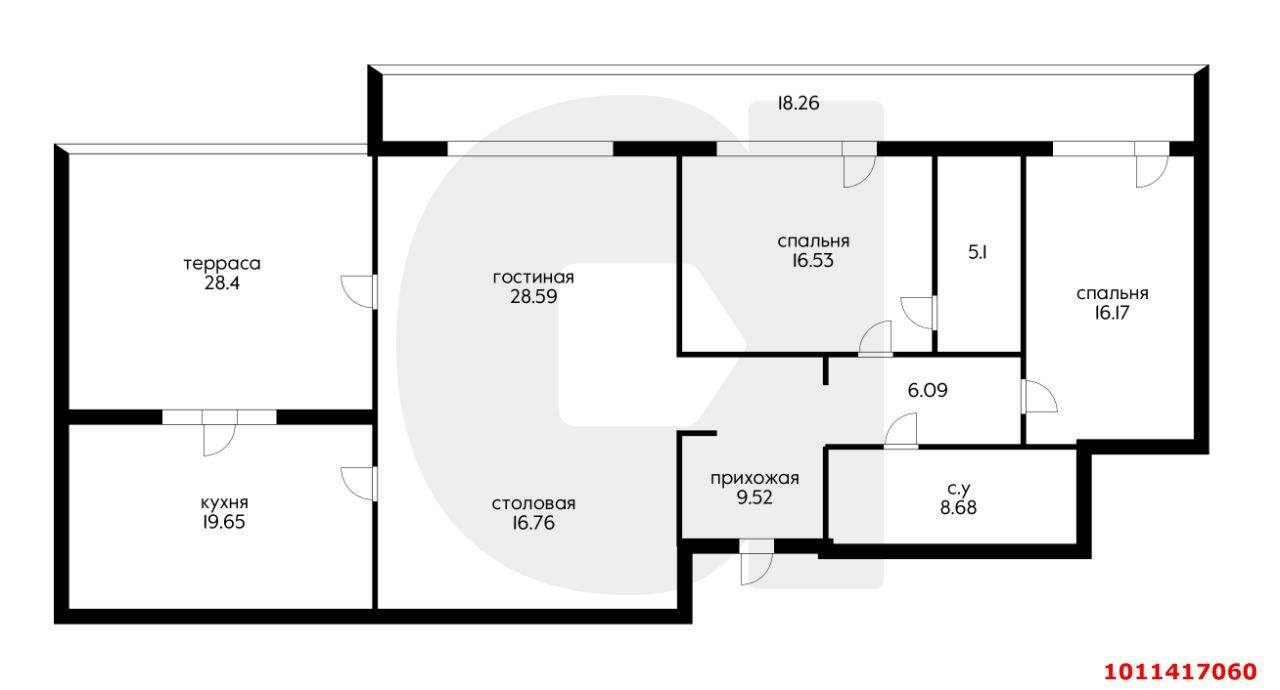 Продажа 5-комнатной квартиры, Краснодар, Старокубанская улица,  д.124