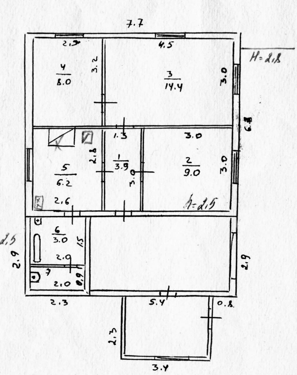 Продажа дома, 70м <sup>2</sup>, 20 сот., Южный, Зеленая улица,  д.6