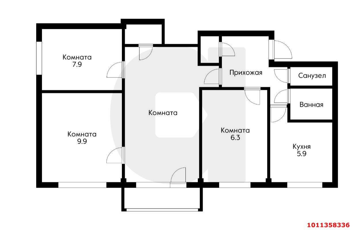Продажа 4-комнатной квартиры, Краснодар, им. Космонавта Гагарина улица,  д.95