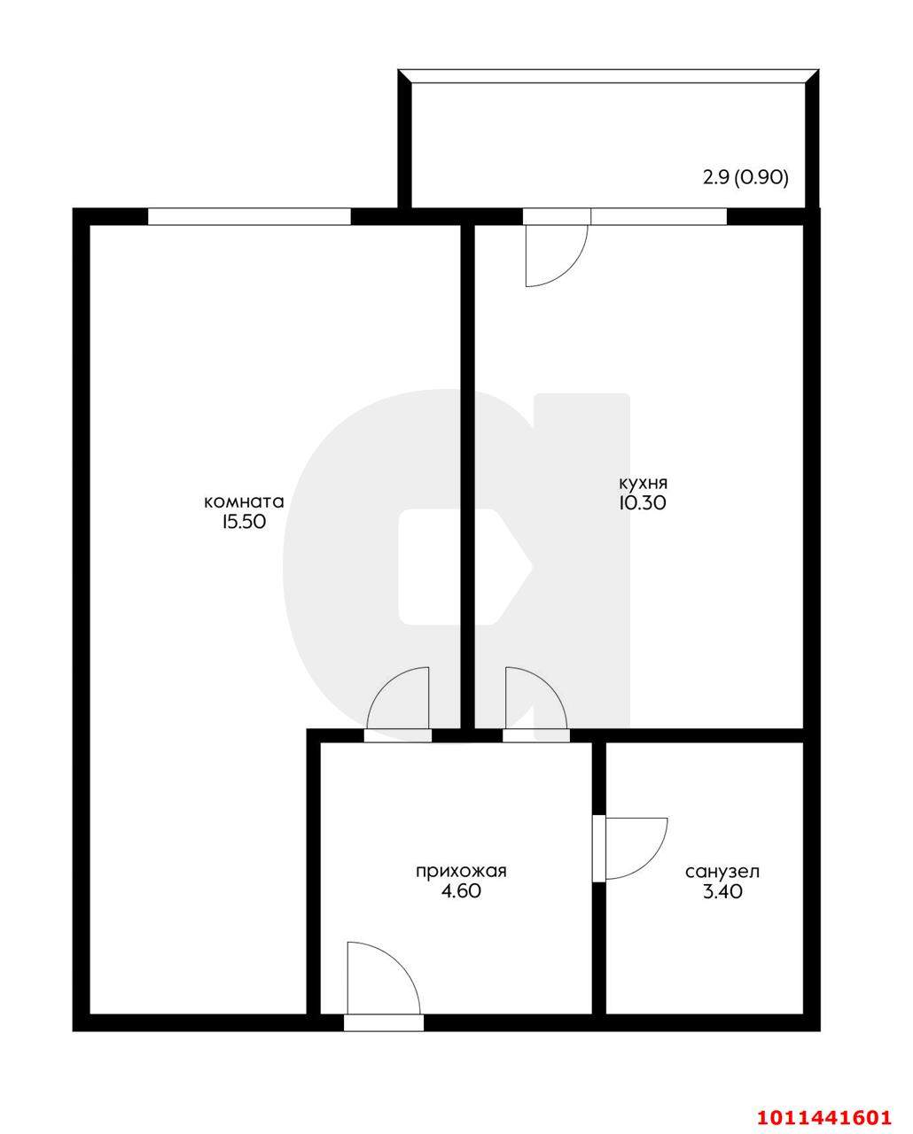 Продажа 1-комнатной квартиры, Краснодар, Измаильская улица,  д.74к1