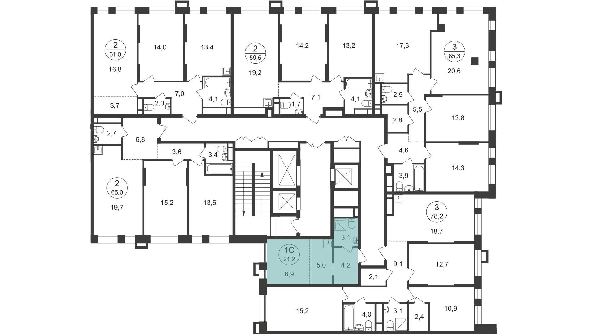 Продажа новостройки, Московский, 7 фаза,  д.к1