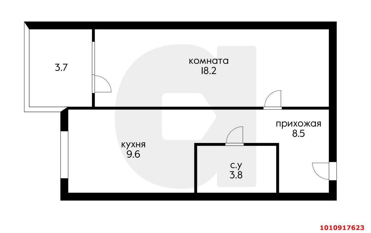 Продажа 1-комнатной квартиры, Краснодар, им. Евгении Жигуленко улица,  д.2Б