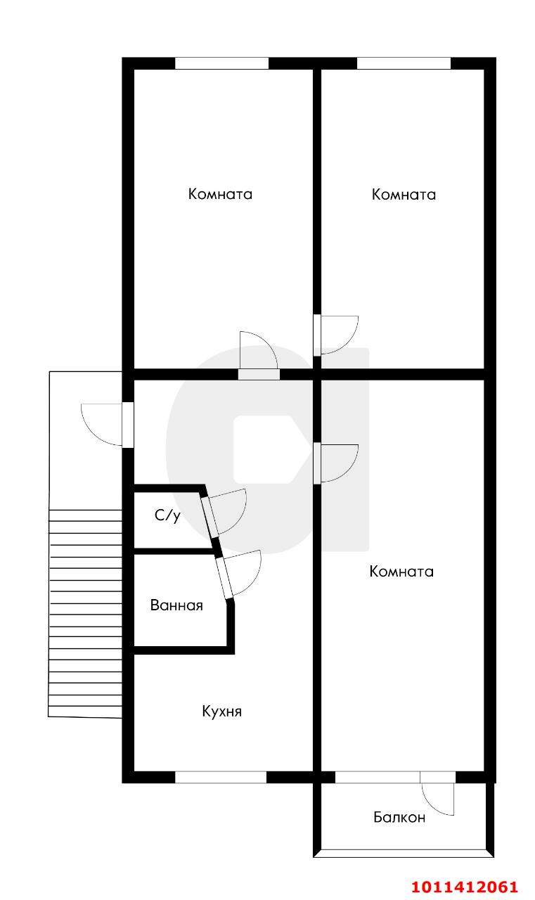 Продажа 3-комнатной квартиры, Краснодар, Гидростроителей улица,  д.15