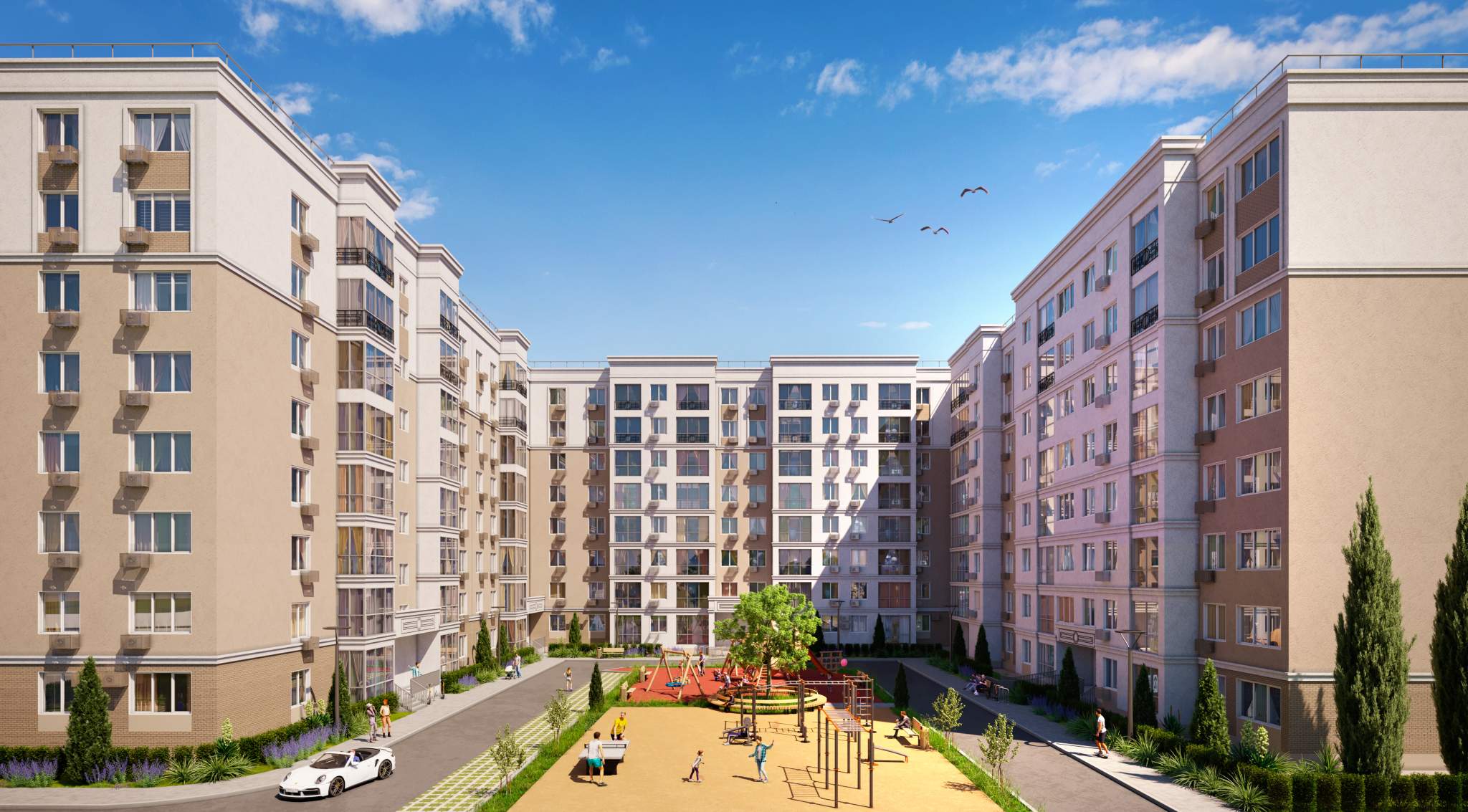 Продажа 1-комнатной новостройки, Феодосия, Симферопольское шоссе,  д.48