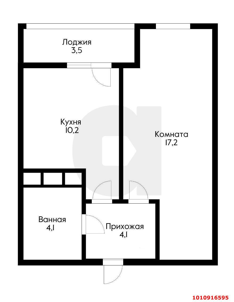 Продажа 1-комнатной квартиры, Краснодар, им. Цезаря Куникова улица,  д.24