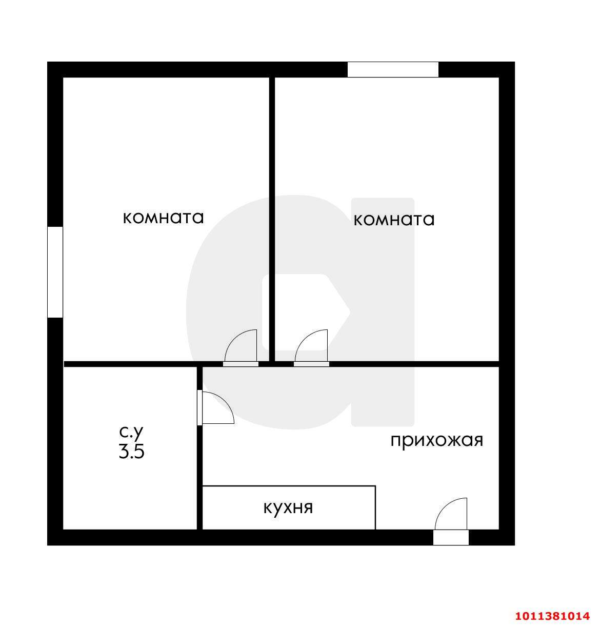 Продажа 1-комнатной квартиры, Краснодар, им. Чайковского П.И. улица,  д.25