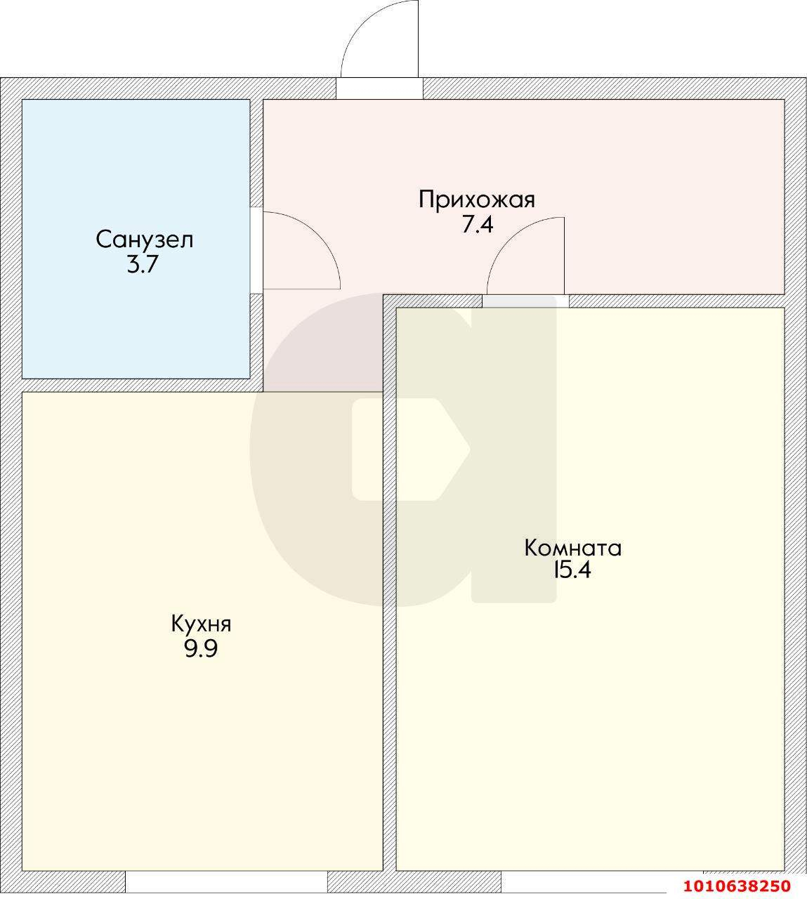 Продажа 1-комнатной квартиры, Краснодар, 1-го Мая улица,  д.556/1