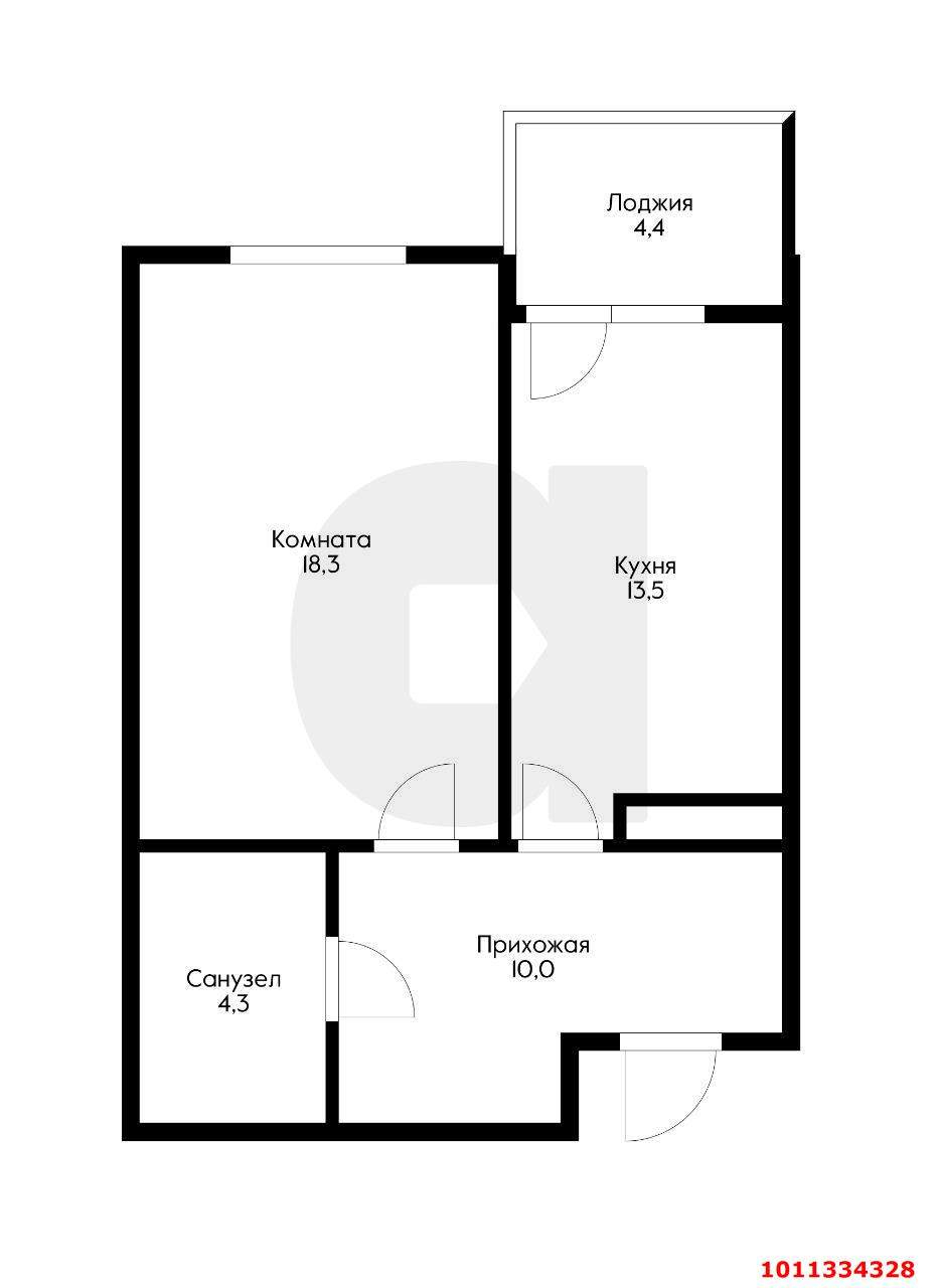 Продажа 1-комнатной квартиры, Краснодар, им. Леонида Лаврова улица,  д.8к1