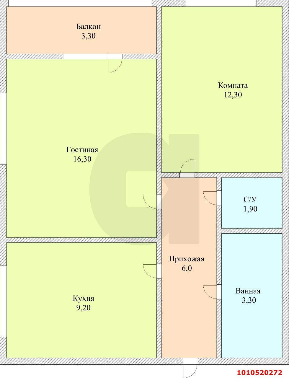 Продажа 2-комнатной квартиры, Краснодар, Российская улица,  д.267