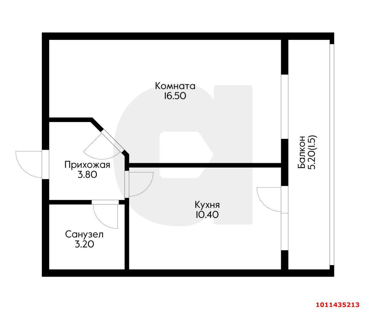 Продажа 1-комнатной квартиры, Краснодар, Измаильская улица,  д.74к1