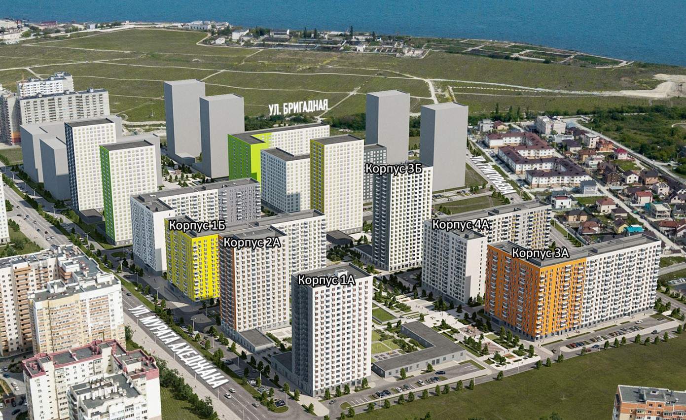 Продажа 1-комнатной новостройки, Новороссийск, Мурата Ахеджака улица,  д.16к1