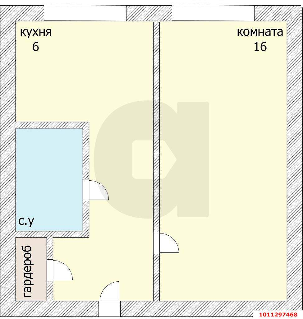 Продажа 1-комнатной квартиры, Краснодар, им. Володарского улица,  д.10Б