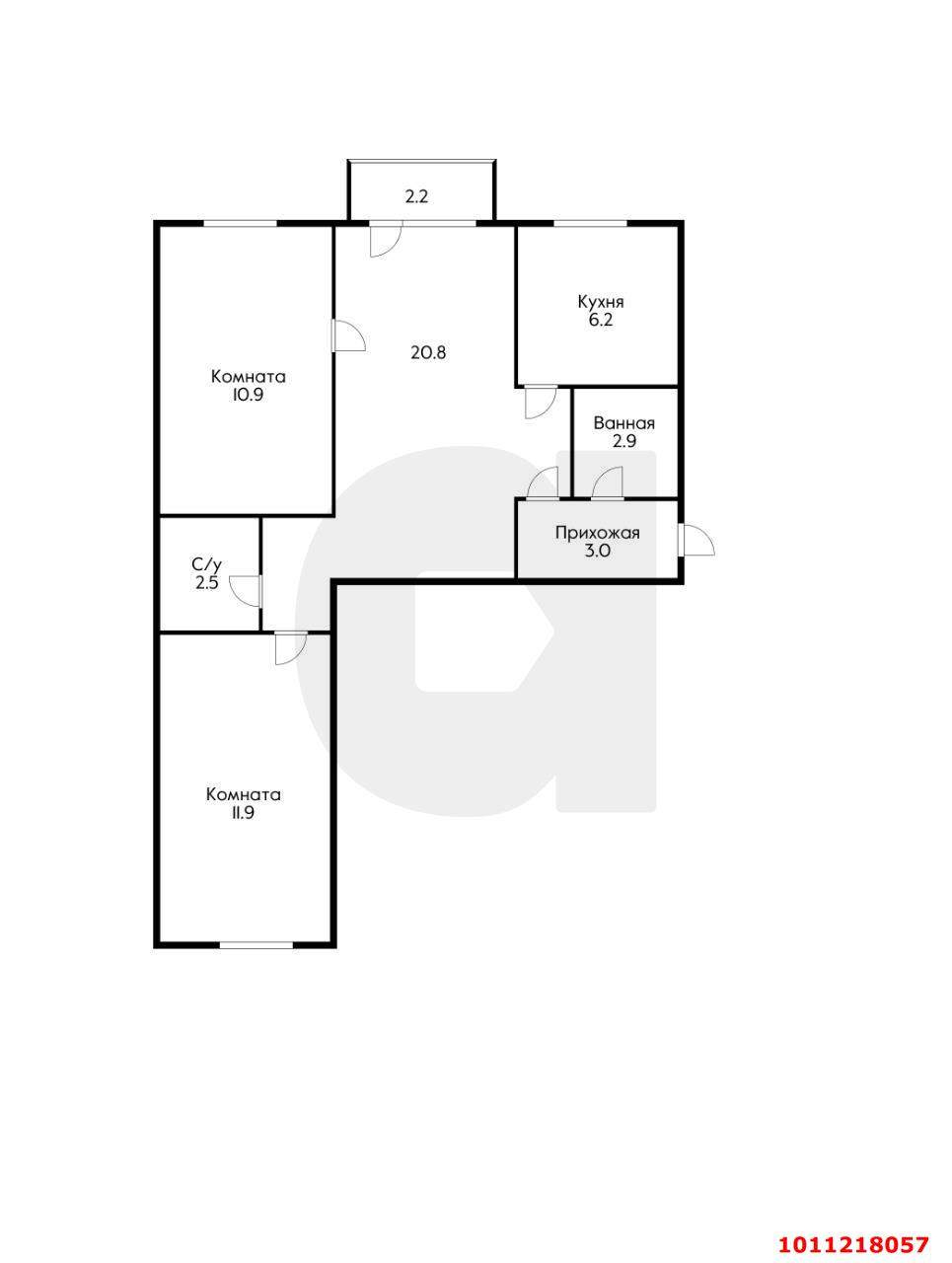 Продажа 3-комнатной квартиры, Краснодар, им. Тургенева улица,  д.132