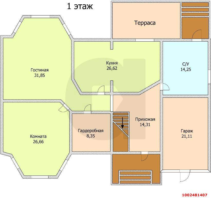 Продажа дома, 265м <sup>2</sup>, 8 сот., Краснодар, им. Скобелева М.Д. улица,  д.20
