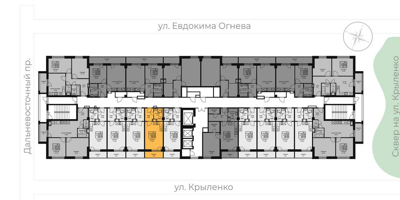 Продажа новостройки, Санкт-Петербург, Крыленко улица,  д.14