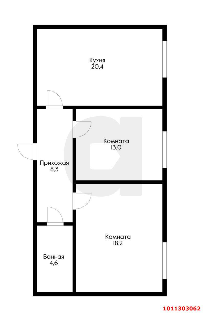 Продажа 2-комнатной квартиры, Краснодар, Московская улица,  д.124