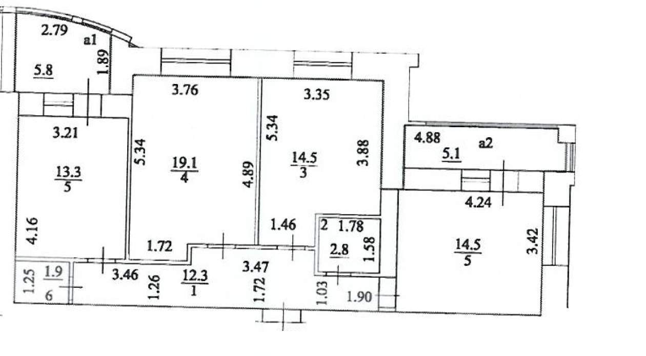 Продажа 3-комнатной квартиры, Рязань, Большая улица,  д.106