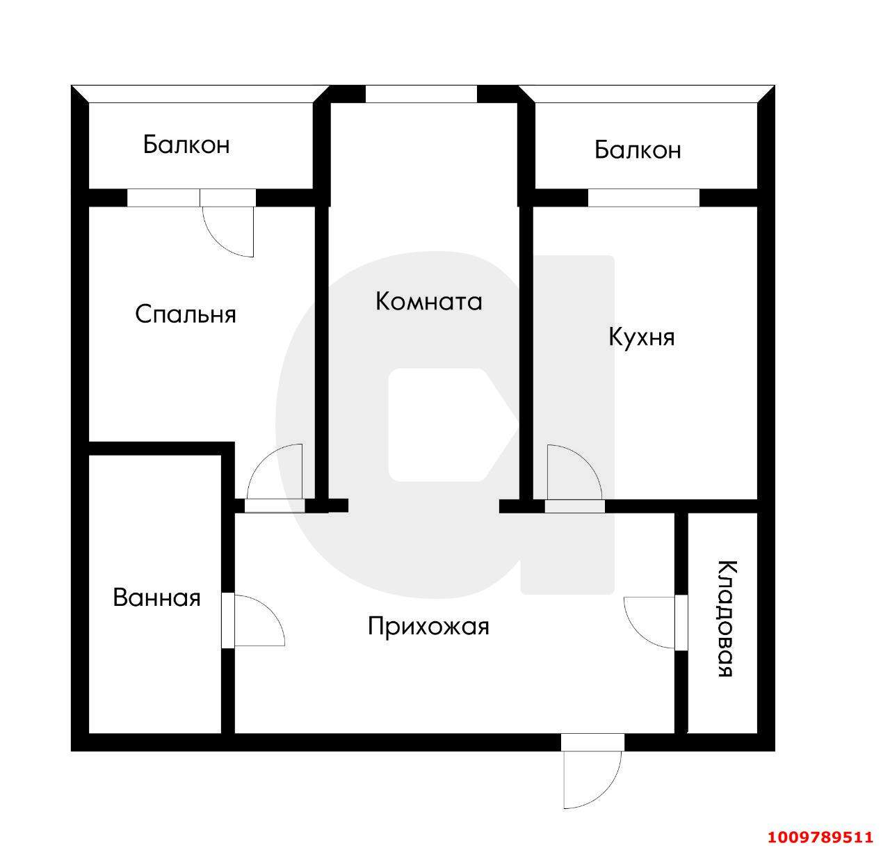 Продажа 2-комнатной квартиры, Краснодар, им. Петра Метальникова улица,  д.5к1